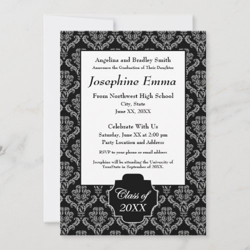 Graduation Annoucement and Invitation