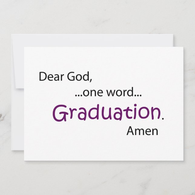 Graduation Announcement (Front)