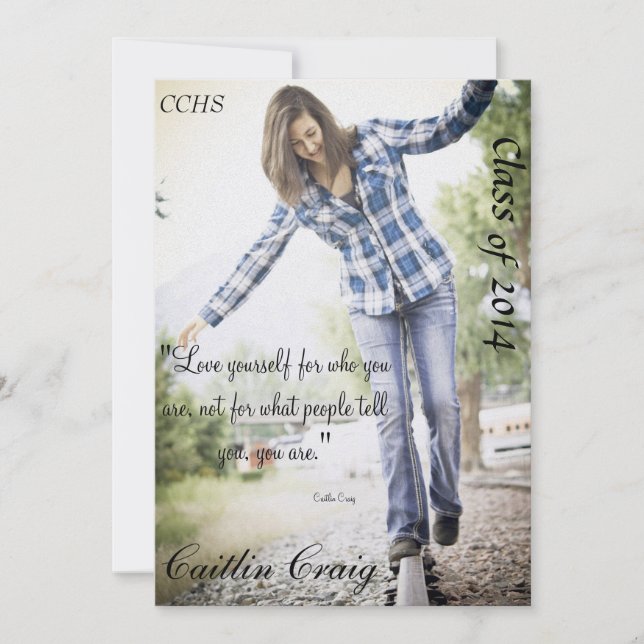 Graduation Announcement (Front)