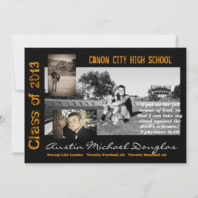 Graduation Announcement (Front)