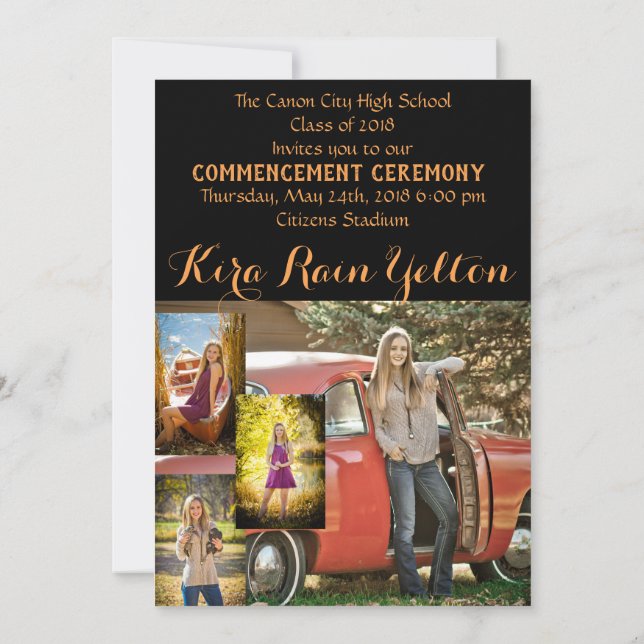 Graduation Announcement (Back)