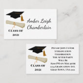 Graduation Announcement After Party Insert Cards | Zazzle