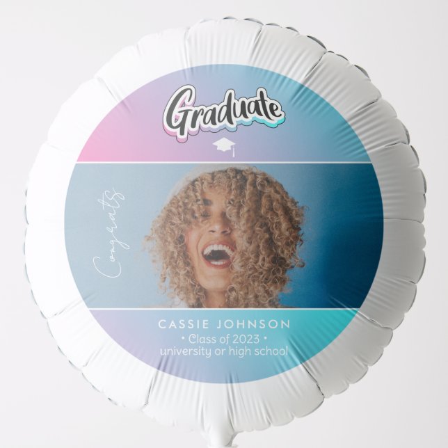 Graduation announcement balloon (Front)