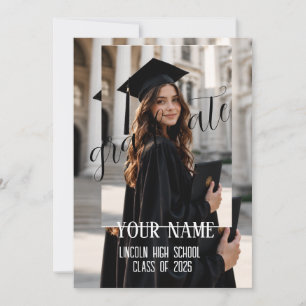 Graduation Announcement Card 2026 Photo Collage