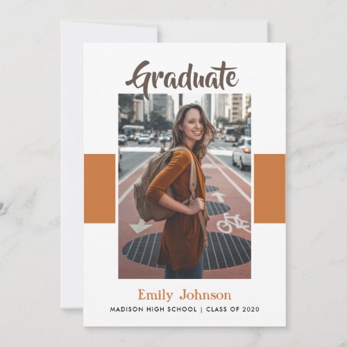 Graduation Announcement Card  Envelopes