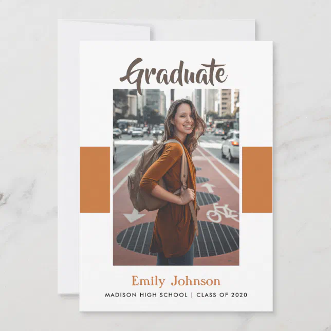 Graduation Announcement Card & Envelopes Zazzle