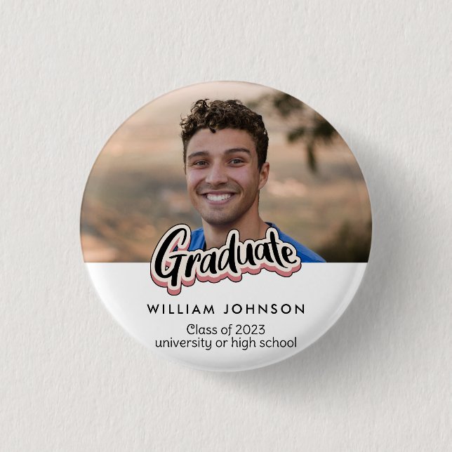 Graduation Announcement Class of 2023 Button (Front)
