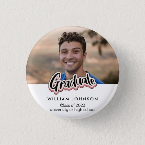 Graduation Announcement Class of 2023 Button