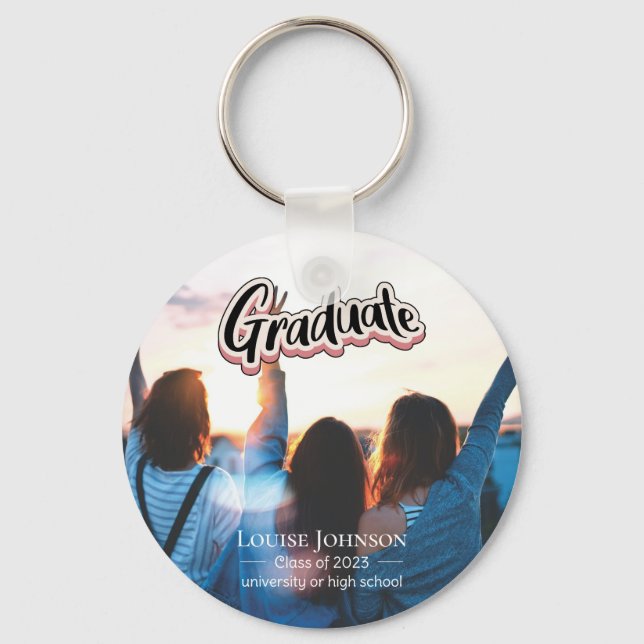 Graduation Announcement Class of 2023 Keychain (Front)