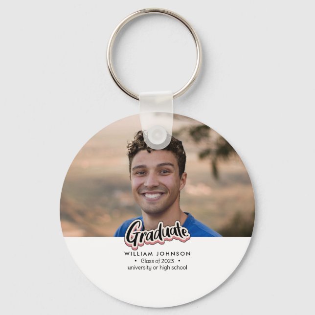 Graduation Announcement Class of 2023 Keychain (Front)