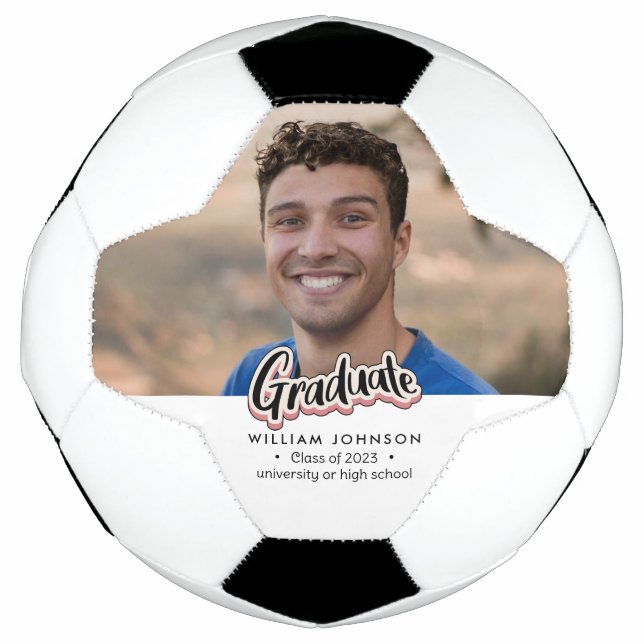 Graduation Announcement Class of 2023 Soccer Ball (Front)