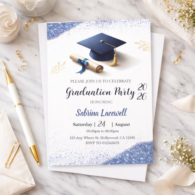 Graduation announcement, class of 2026 invitation (Creator Uploaded)