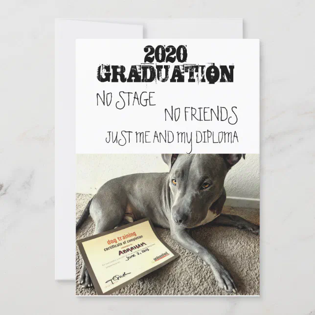 Graduation Announcement - Coronovirus 2020 - funny | Zazzle