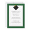 Graduation Announcement Green