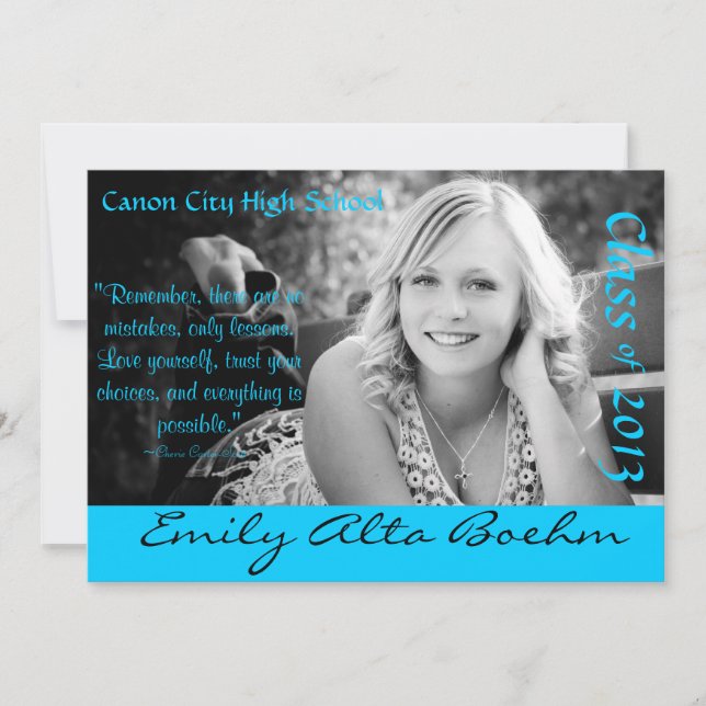 Graduation Announcement Invitation (Front)