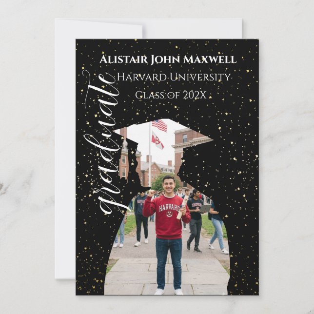 Graduation Announcement Invite | Graduation Card (Front)