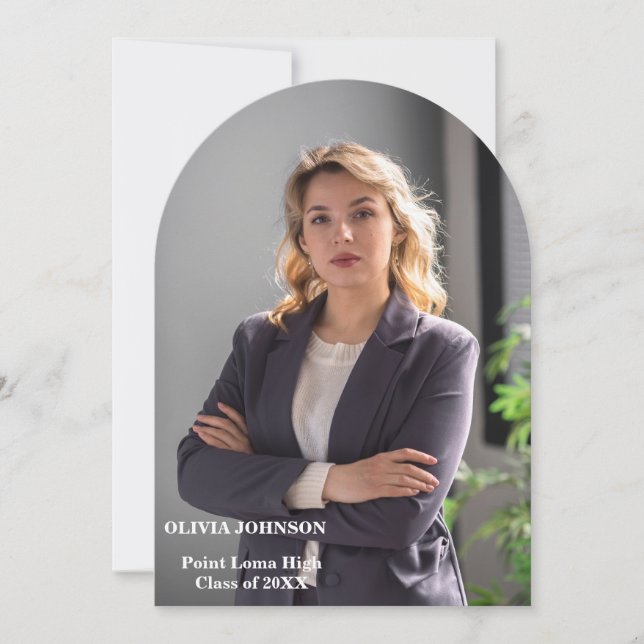Graduation Announcement Invite | Graduation Party (Front)