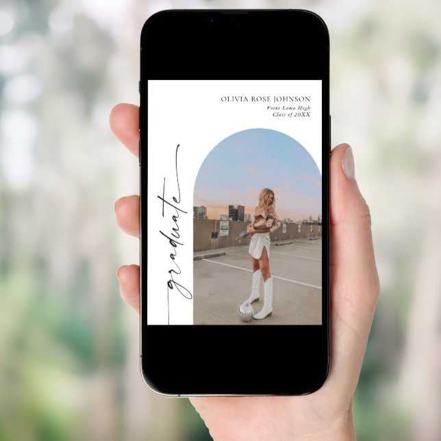 Graduation Announcement Invite | Graduation Party (Front Digital)