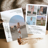 Modern Minimalist Graduation Party Invite