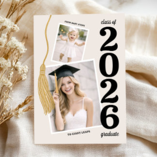 Graduation Announcement, Modern Photo Graduation Invitation