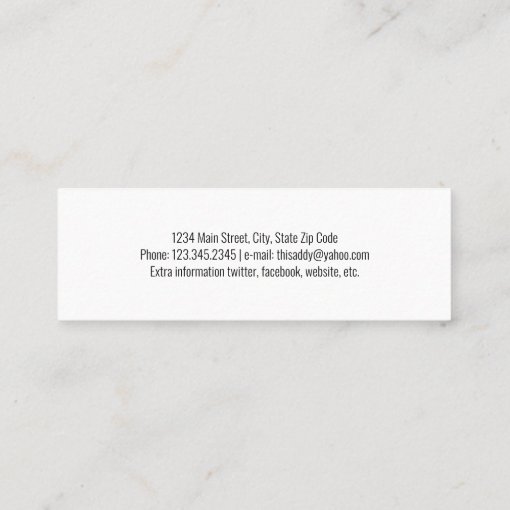 Graduation Announcement Name Card Minimal Zazzle