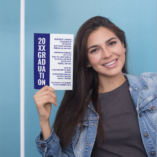 Graduation Announcement/Party Invitation [Blue]