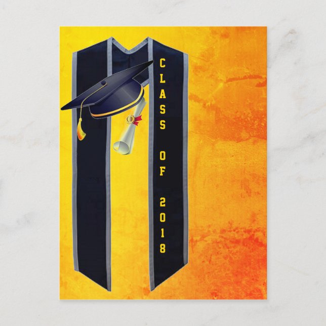 Graduation Announcement Postcard (Front)