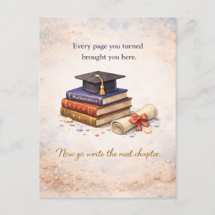 Graduation Announcement Postcard