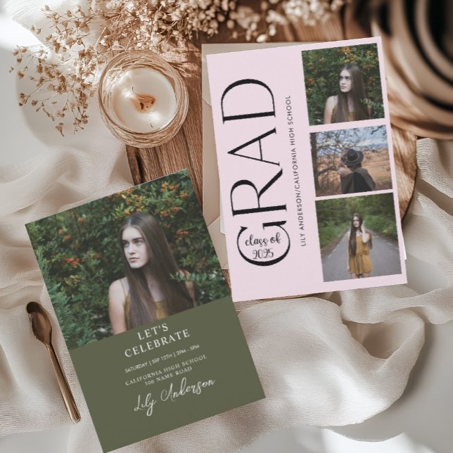 Graduation Announcement,Senior Graduation Party Invitation (Creator Uploaded)