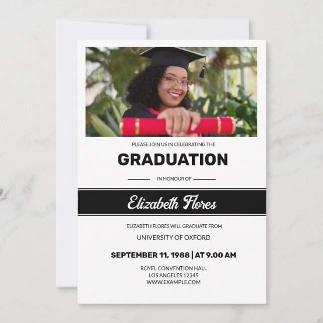 Graduation Announcement Template (Front)