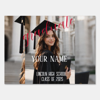 Graduation Announcement YARD SIGN 2026 | Photo