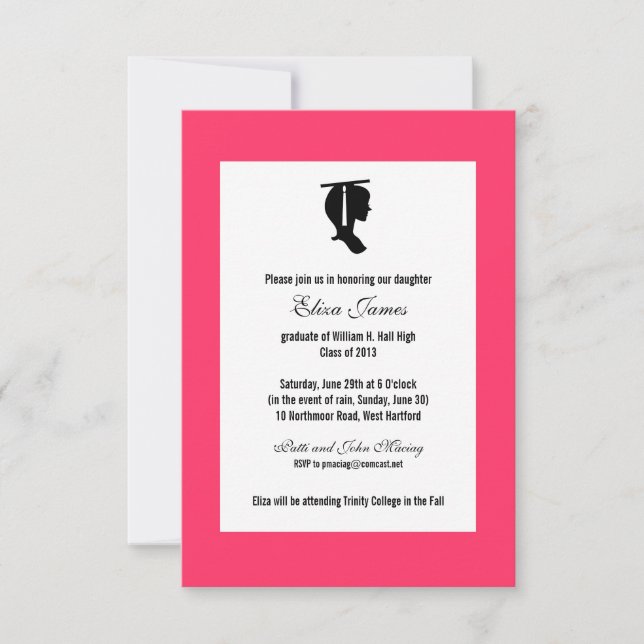 Graduation Announcements (for Patti) (Front)