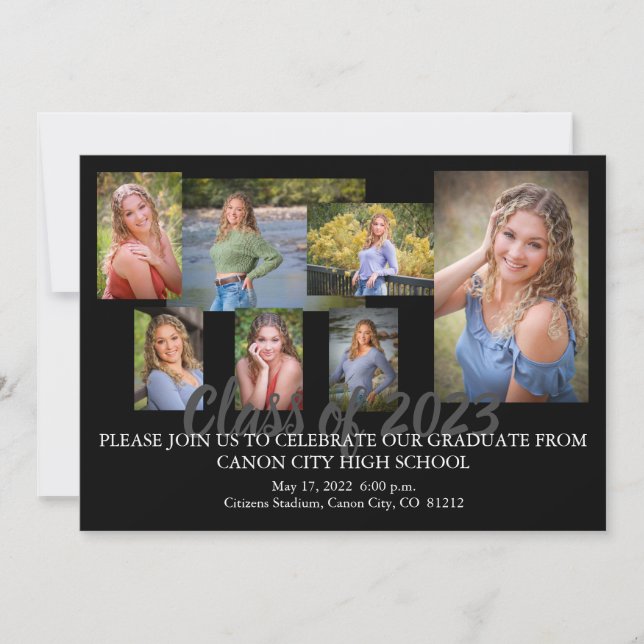 Graduation Announcements Invitation (Front)