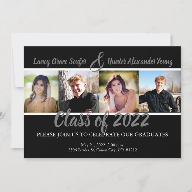 Graduation Announcements Invitation (Front)