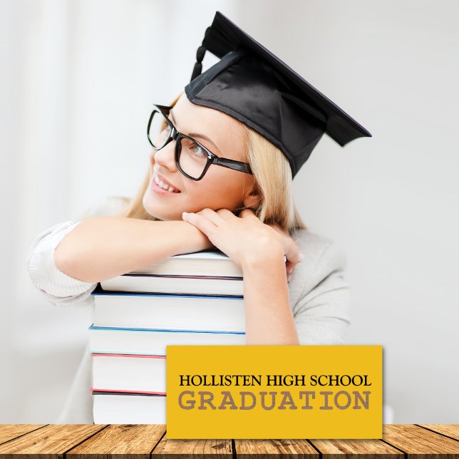 Graduation Announcements Party Invitations [Gold] (Creator Uploaded)