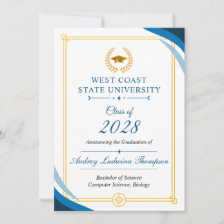 Graduation Announcements Without Photo