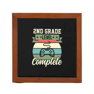Graduation Art   2nd Grade Level Complete Desk Organizer