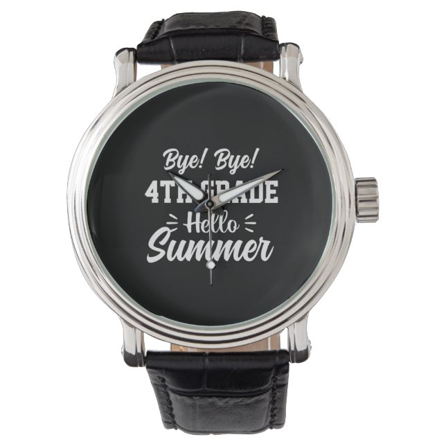 Graduation Art | 4th Grade Hello Summer Watch (Front)