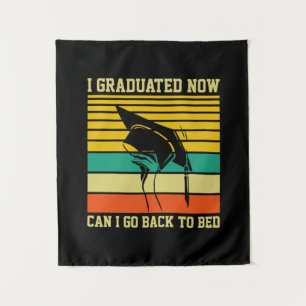 Graduation Art I Graduated Now Tapestry