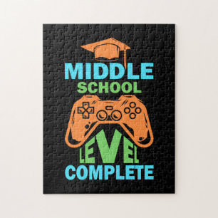 Graduation Art Middle School Level Complete Jigsaw Puzzle