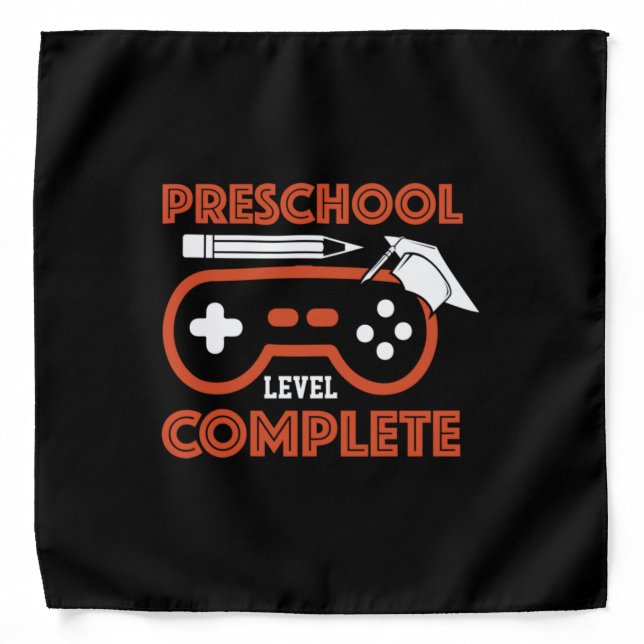 Graduation Art | Preschool Level Complete Bandana (Front)