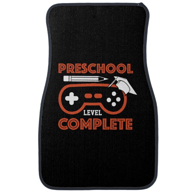Graduation Art | Preschool Level Complete Car Floor Mat (Front)