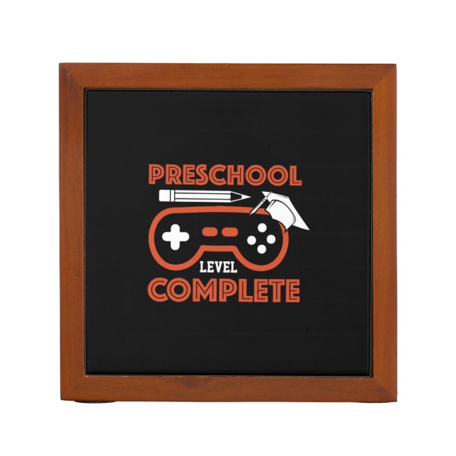 Graduation Art | Preschool Level Complete Desk Organizer (Front)