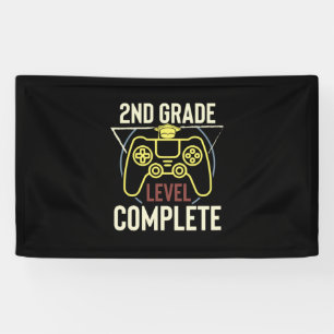 Graduation Art Second Grade Level Complete Banner