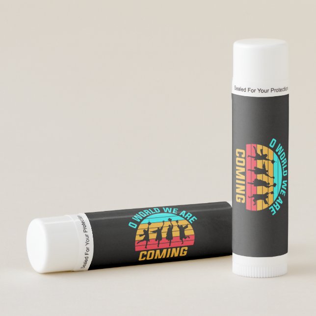 Graduation Art | World We Are Coming Lip Balm (Front)