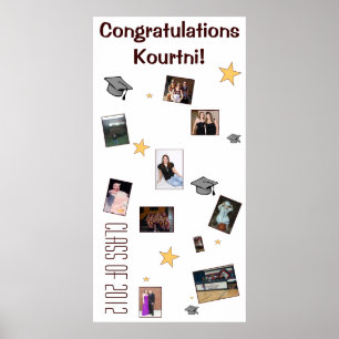 Graduation Autograph Board Poster