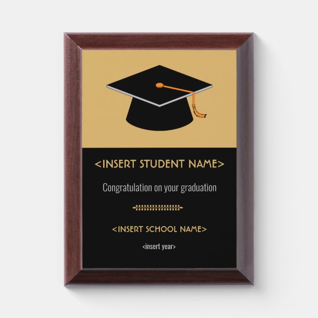 Graduation Award Plaque (Vertical)