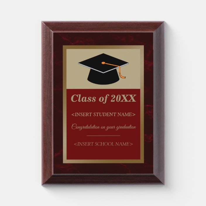 Graduation Award Plaque