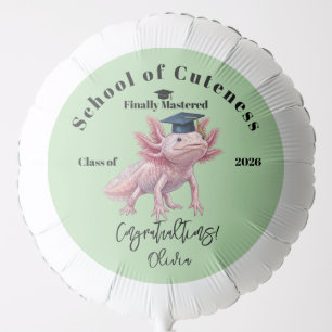 Graduation Axolotl Balloon - Fun Grad Party Decor