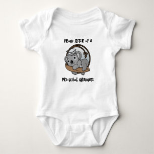Graduation Baby Koala Sister of Pre School Grad Bodysuit
